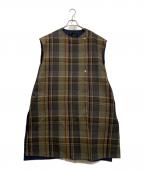 YORIヨリ）の古着「チェックジレ」｜マルチカラー