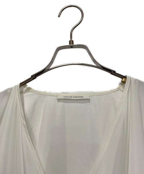CECILIE BAHNSEN（セシリーバンセン）CECILIE BAHNSEN (セシリーバンセン) AMALIE DRESS ホワイト サイズ:MLサイズの古着・服飾アイテム
