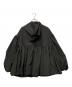YOIHI (ヨイヒ) フリルギャザーマウンテンパーカー ブラック サイズ:Free：12000円