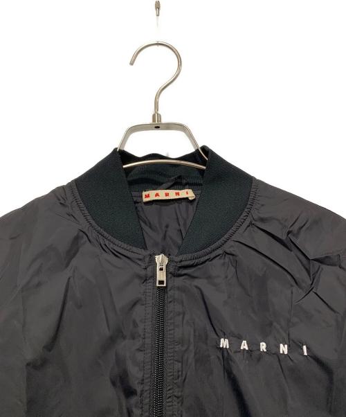 MARNI（マルニ）MARNI (マルニ) ナイロンカジュアルジャケット ブラック サイズ:12の古着・服飾アイテム