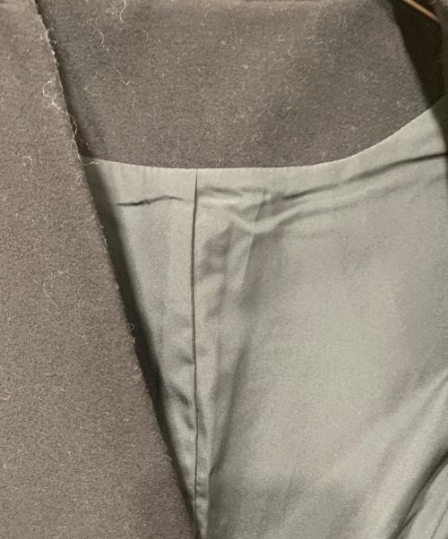 machatt（マチャット）machatt (マチャット) ウールライクフォルムベスト ブラック サイズ:FREEの古着・服飾アイテム