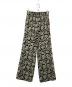 IENAイエナ）の古着「DEVEAUXイージーパンツ」｜ブラック×ベージュ