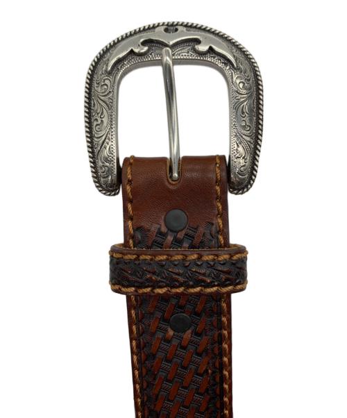 TONY LAMA（トニーラマ）TONY LAMA (トニーラマ) ウエスタンベルト ブラウン サイズ:SIZE 34の古着・服飾アイテム