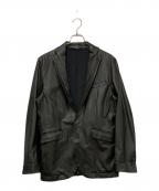 SHIPSシップス）の古着「レザージャケット」｜ブラック
