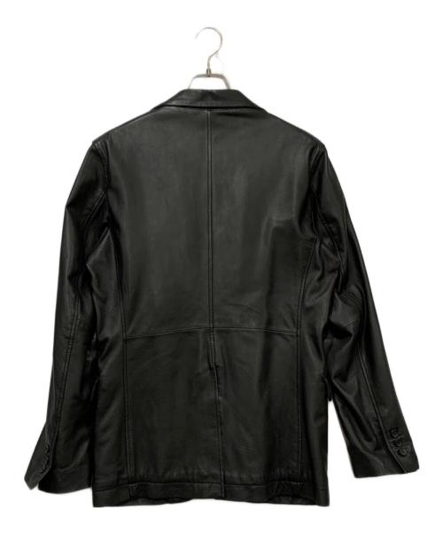 SHIPS（シップス）SHIPS (シップス) レザージャケット ブラック サイズ:SIZE 48の古着・服飾アイテム
