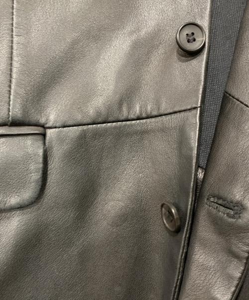 SHIPS（シップス）SHIPS (シップス) レザージャケット ブラック サイズ:SIZE 48の古着・服飾アイテム