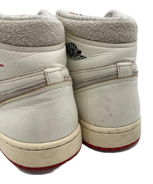 NIKE（ナイキ）NIKE (ナイキ) AIR JORDAN 1 HIGH OG SAIL/CINNABAR-LIGHT BONE アイボリー サイズ:27.0cmの古着・服飾アイテム