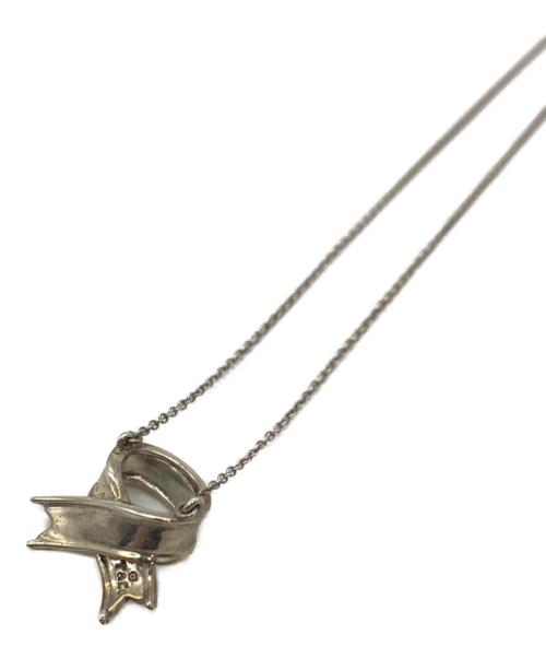 TIFFANY & Co.（ティファニー）TIFFANY & Co. (ティファニー) リボンモチーフネックレス シルバーの古着・服飾アイテム