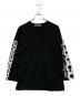 GOOD DESIGN SHOP COMME des GARCONS（グッドデザインショップ コムデギャルソン）の古着「アームロゴプリントカットソー　16/17年モデル」｜ブラック