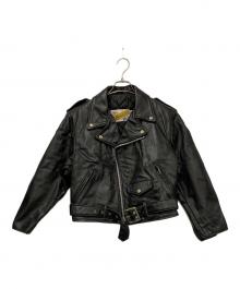 Schott（ショット）の古着「ダブルライダースジャケット」｜ブラック