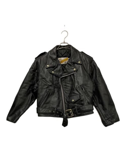 Schott（ショット）Schott (ショット) ダブルライダースジャケット ブラック サイズ:SIZE 10の古着・服飾アイテム