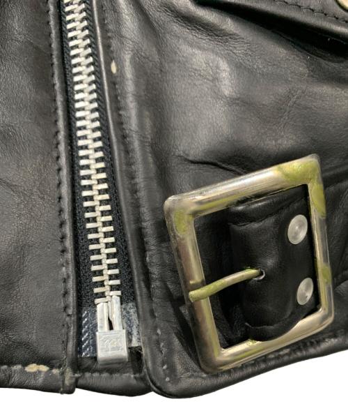 Schott（ショット）Schott (ショット) ダブルライダースジャケット ブラック サイズ:SIZE 10の古着・服飾アイテム