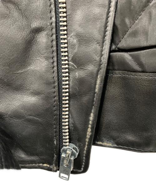 Schott（ショット）Schott (ショット) ダブルライダースジャケット ブラック サイズ:SIZE 10の古着・服飾アイテム