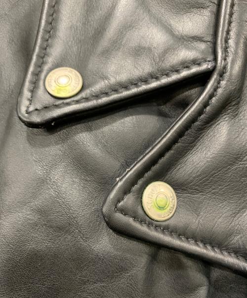 Schott（ショット）Schott (ショット) ダブルライダースジャケット ブラック サイズ:SIZE 10の古着・服飾アイテム