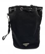 PRADAプラダ）の古着「ナイロンミニポーチ」｜ブラック