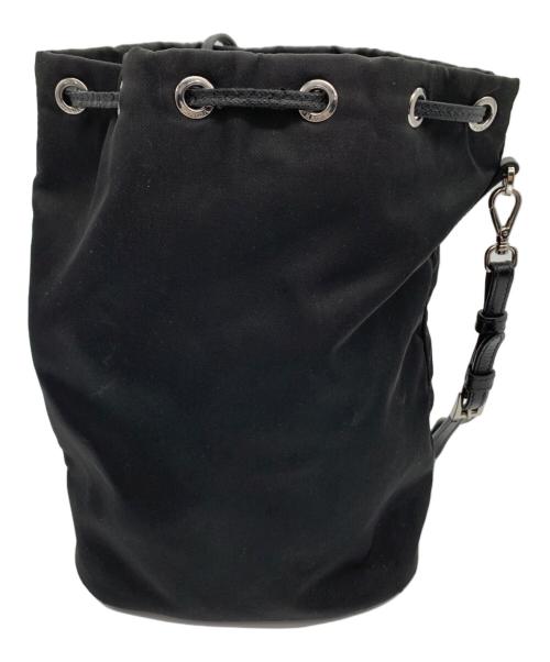 PRADA（プラダ）PRADA (プラダ) ナイロンミニポーチ ブラックの古着・服飾アイテム