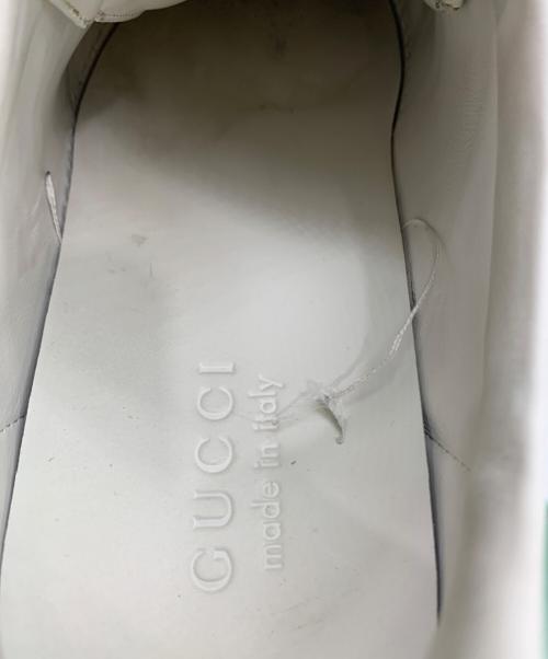 GUCCI（グッチ）GUCCI (グッチ) スニーカー ホワイト×グリーン サイズ:SIZE 5 1/2の古着・服飾アイテム
