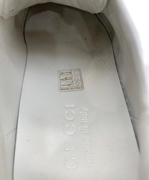 GUCCI（グッチ）GUCCI (グッチ) スニーカー ホワイト×グリーン サイズ:SIZE 5 1/2の古着・服飾アイテム