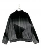 SUPREMEシュプリーム）の古着「Geo Velour Track Jacket」｜ブラック×グレー