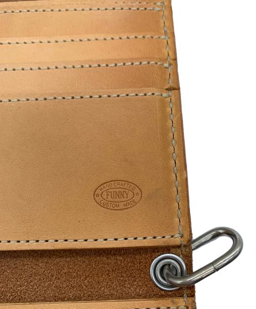 FUNNY（ファニー）FUNNY (ファニー) BECK (ベック) 長財布 ブラウンの古着・服飾アイテム