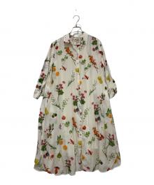 Sybilla PLAYA（シビラ プラヤ）の古着「フルーツプリントシャツワンピース」｜マルチカラー