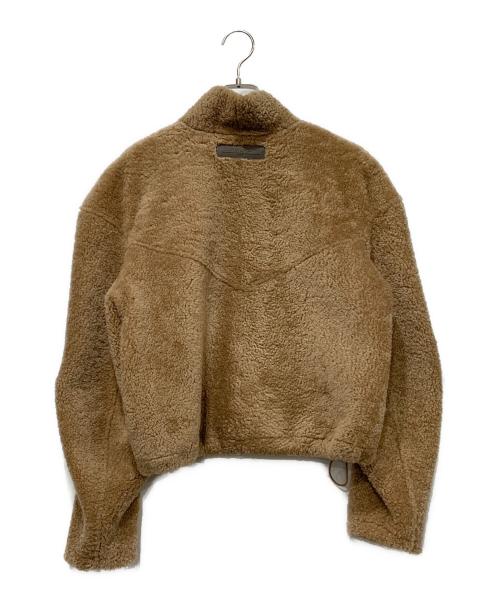 KITH（キス）KITH (キス) ラムレザーボアハーフジップジャケット ベージュ サイズ:XSの古着・服飾アイテム