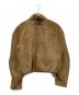 KITH (キス) ラムレザーボアハーフジップジャケット ベージュ サイズ:XS：20000円