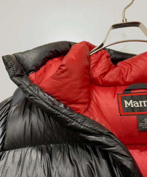 MARMOT（マーモット）MARMOT (マーモット) KAPTAIN SUNSHINE (キャプテンサンシャイン) JOURNAL STANDARD (ジャーナルスタンダード) ダウンジャケット ブラック×レッド サイズ:Mの古着・服飾アイテム