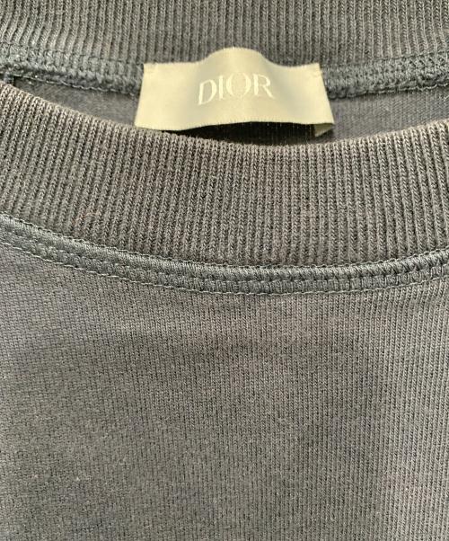 DIOR HOMME（ディオール オム）DIOR HOMME (ディオール オム) オブリークアームサイドラインコンパクトスウェットプルオーバー ブラック サイズ:SIZE XLの古着・服飾アイテム