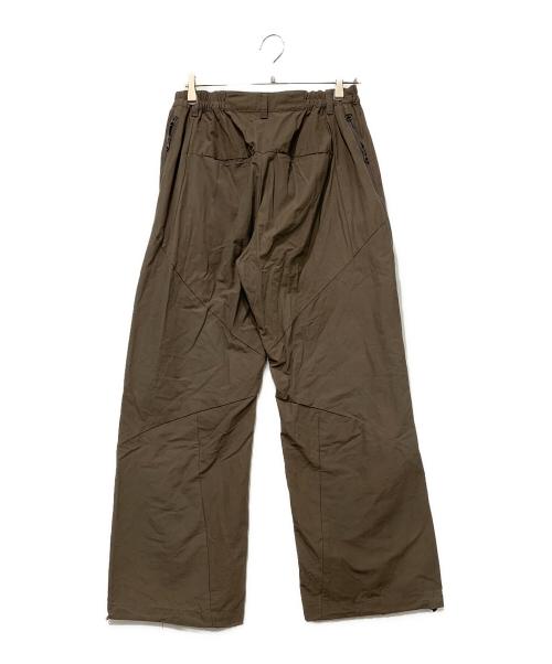 san san gear（サンサンギア）san san gear (サンサンギア) THIRD KITジップパンツ ブラウン サイズ:1の古着・服飾アイテム