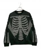 ROTOLロトル）の古着「3D SKELTON KNIT」｜グリーン