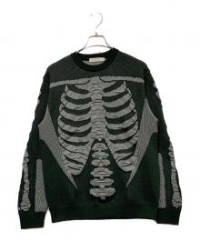ROTOL（ロトル）の古着「3D SKELTON KNIT」｜グリーン