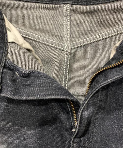 BEAMS（ビームス）BEAMS (ビームス) FUTURE ARCHIVE BUGGY CRUSH DENIM PANTS ブラック サイズ:SIZE Sの古着・服飾アイテム