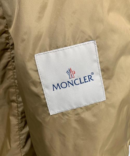 MONCLER（モンクレール）MONCLER (モンクレール) ナイロンフーデットコート ブラック×ベージュ サイズ:SIZE 1の古着・服飾アイテム