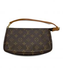 LOUIS VUITTON（ルイ ヴィトン）の古着「モノグラム　ポシェット・アクセソワール」｜ブラウン