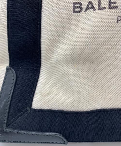 BALENCIAGA（バレンシアガ）BALENCIAGA (バレンシアガ) Navy カバ スモール ベージュ×ブラックの古着・服飾アイテム