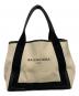 BALENCIAGA（バレンシアガ）の古着「Navy カバ スモール」｜ベージュ×ブラック