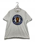 A BATHING APEアベイシングエイプ）の古着「Camo Milo Busy Works Tee」｜ホワイト