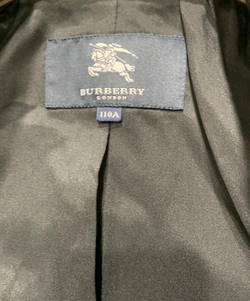 BURBERRY LONDON（バーバリーロンドン）BURBERRY LONDON (バーバリーロンドン) ダブルブレストジャケット ブラック サイズ:110cmの古着・服飾アイテム