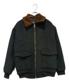 ASCLO&QIAO（エジュクロ＆チャオ）の古着「ジャケット」｜ブラック×ブラウン