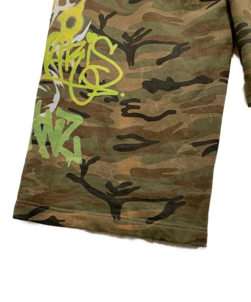 SANKUANZ（サンクアンズ）SANKUANZ (サンクアンズ) スウェットパンツ グリーン×ブラウン サイズ:XLの古着・服飾アイテム