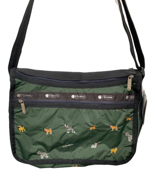 LeSportsac（レスポートサック）LeSportsac (レスポートサック) ショルダーバッグ グリーン×グレーの古着・服飾アイテム