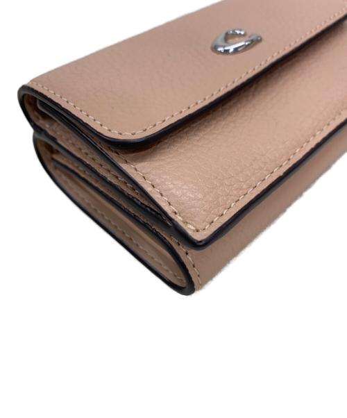 COACH（コーチ）COACH (コーチ) 3つ折り財布 ピンクの古着・服飾アイテム