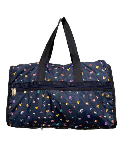 LeSportsac（レスポートサック）LeSportsac (レスポートサック) Pokemon Center (ポケモンセンター) ボストンバッグ ネイビーの古着・服飾アイテム