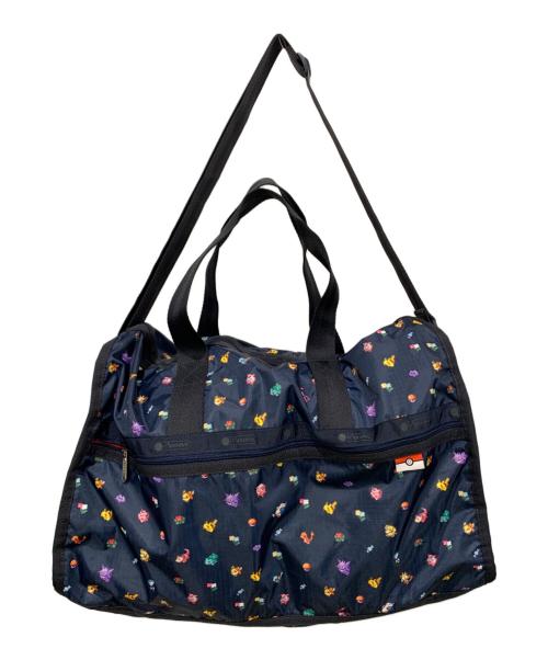 LeSportsac（レスポートサック）LeSportsac (レスポートサック) Pokemon Center (ポケモンセンター) ボストンバッグ ネイビーの古着・服飾アイテム