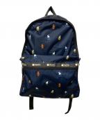 LeSportsac×miffyレスポートサック×ミッフィ）の古着「リュック」｜ネイビー