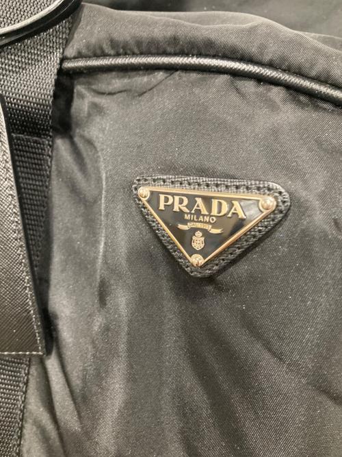 PRADA（プラダ）PRADA (プラダ) ナイロンボストンバッグ ブラックの古着・服飾アイテム
