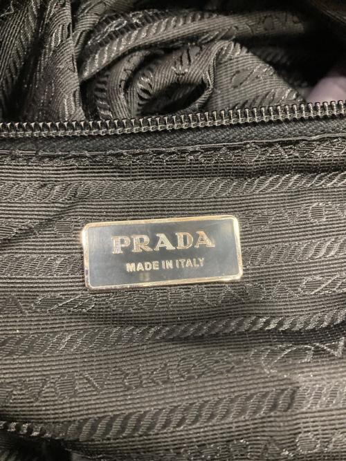 PRADA（プラダ）PRADA (プラダ) ナイロンボストンバッグ ブラックの古着・服飾アイテム
