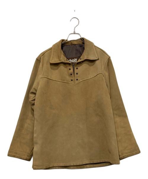 Schott（ショット）Schott (ショット) プルオーバージャケット ベージュ サイズ:Mの古着・服飾アイテム