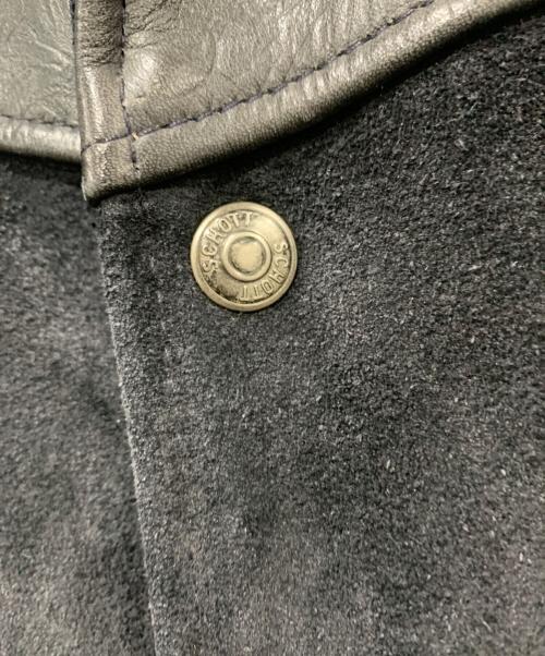 Schott（ショット）Schott (ショット) レザージャケット ブラック サイズ:SIZE 40の古着・服飾アイテム